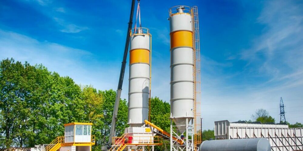 concrete mixing silo